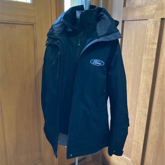 North End Jackets & Blazers - North End FORD 2 Black Coats Warm Logik System Sz Small